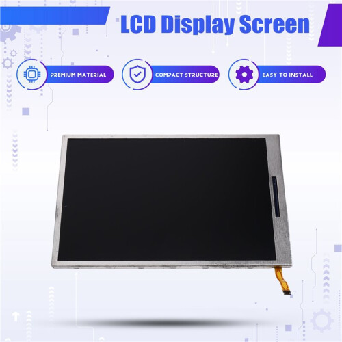 Replacement Top Lower Bottom LCD Display Screen for New 2DS XL LL Replacement Touch Screen Digitizer Panel TOP Screen 1