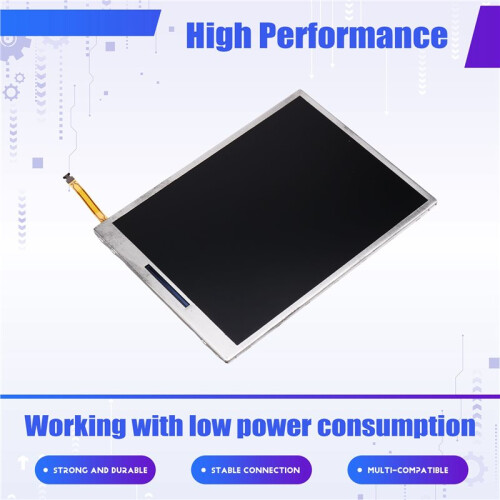 Replacement Top Lower Bottom LCD Display Screen for New 2DS XL LL Replacement Touch Screen Digitizer Panel TOP Screen 2