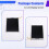 Replacement Top Lower Bottom LCD Display Screen for New 2DS XL LL Replacement Touch Screen Digitizer Panel TOP Screen 5