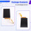 Replacement Top Lower Bottom LCD Display Screen for New 2DS XL LL Replacement Touch Screen Digitizer Panel Bottom 5