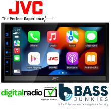 JVC KW-M785DBW 6.8" Wireless Android & CarPlay DAB+ USB Bluetooth Car Screen