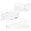 Acryl Papierlade, Bureaulade-Organizer, Documentenorganizer voor Dossiers, Post, A4-Printerpapier, Documenthouder/Sorteerder 2