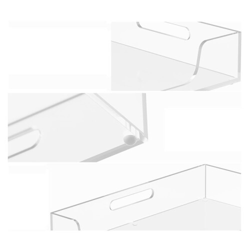 Acryl Papierlade, Bureaulade-Organizer, Documentenorganizer voor Dossiers, Post, A4-Printerpapier, Documenthouder/Sorteerder 1