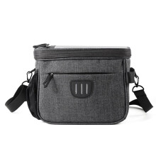 Bike Handlebar Bag,Bicycle Front Storage Pouch Bag,Transparent Pouch with Shoulder Strap for Mountain Road Bike