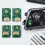 4pcs/Set Front LED Module Chip Board Daytime Running Lights Source Board for - A-Class W177 CLA C118 19-22 4