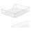 Acryl Papierlade, Bureaulade-Organizer, Documentenorganizer voor Dossiers, Post, A4-Printerpapier, Documenthouder/Sorteerder 4
