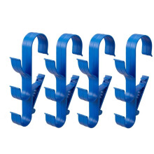 4 Pack Pool Pole Hanger , Pool Hook Bracket Adjustable Poolside Organizer for Above Ground Pool Accessories