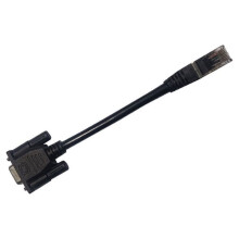Konwerter Przedłużacza Sieciowego DB9 Żeński na RJ45 Męski DB9P do Kabla Adaptera RJ45
