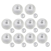 10 Stück Kugel-Schmuck TRP Gießformen Werkzeuge DIY Leere Kugelhaut Handgefertigte Kugel Dekompression Langsamer Rückprall Spielzeug 6 cm
