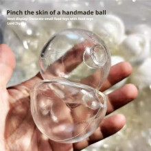 10 Stück Kugel-Schmuck TRP Gießformen Werkzeuge DIY Leere Kugelhaut Handgefertigte Kugel Dekompression Langsamer Rückprall Spielzeug 5 cm