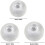 10PCs Sphere Jewelry TRP CastingMolds Tools DIY Empty  Skin Handmade  Decompression Slow Rebound Toy 5CM 7