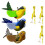 Cat Bird Toy and Catnip - Hanging Teaser for Active  A 7