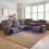 Rico Dark Grey Electric Recliner Corner Sofa with LED & Bluetooth 1