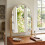 Gold LED Vanity Mirror with Touch Sensor, Dimmable Lights & Stand 1