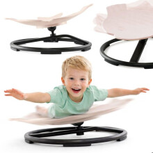 Silla rotativa sensorial - MAMABRUM - Pez - Rotación 360 - A partir de 3 años - Carga máxima 80 kg
