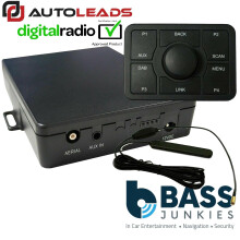 FM Transmitter In Car Stereo DAB+ Radio Aux In Adaptor & Aerial Fits Peugeot