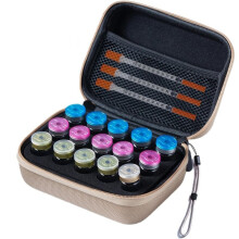 Insulin Fridge Holder Storage Case for 10ml U-100 Vials, Insulin Vial Protector with 15 Slots