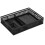 3-Pack Iron Mesh Desk Organizer Trays Stackable Hollow Wire Storage Holders for Workspace Organization 1