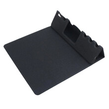 15W Fast-Charging Foldable Mouse Pad with Storage Function - Multifunctional Desktop Organizer Mouse Pad.
