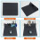 15W Fast-Charging Foldable Mouse Pad with Storage Function - Multifunctional Desktop Organizer Mouse Pad. 5