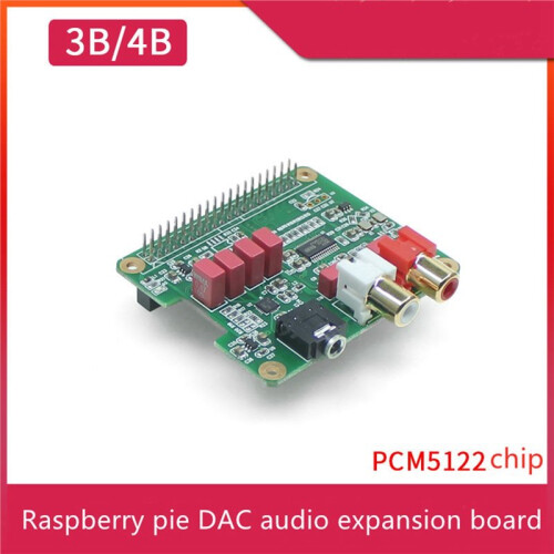 Audio Playback Module Audio Expansion Board Fever Decoder for Raspberry Pie 3B+/4B HIFI DAC 2