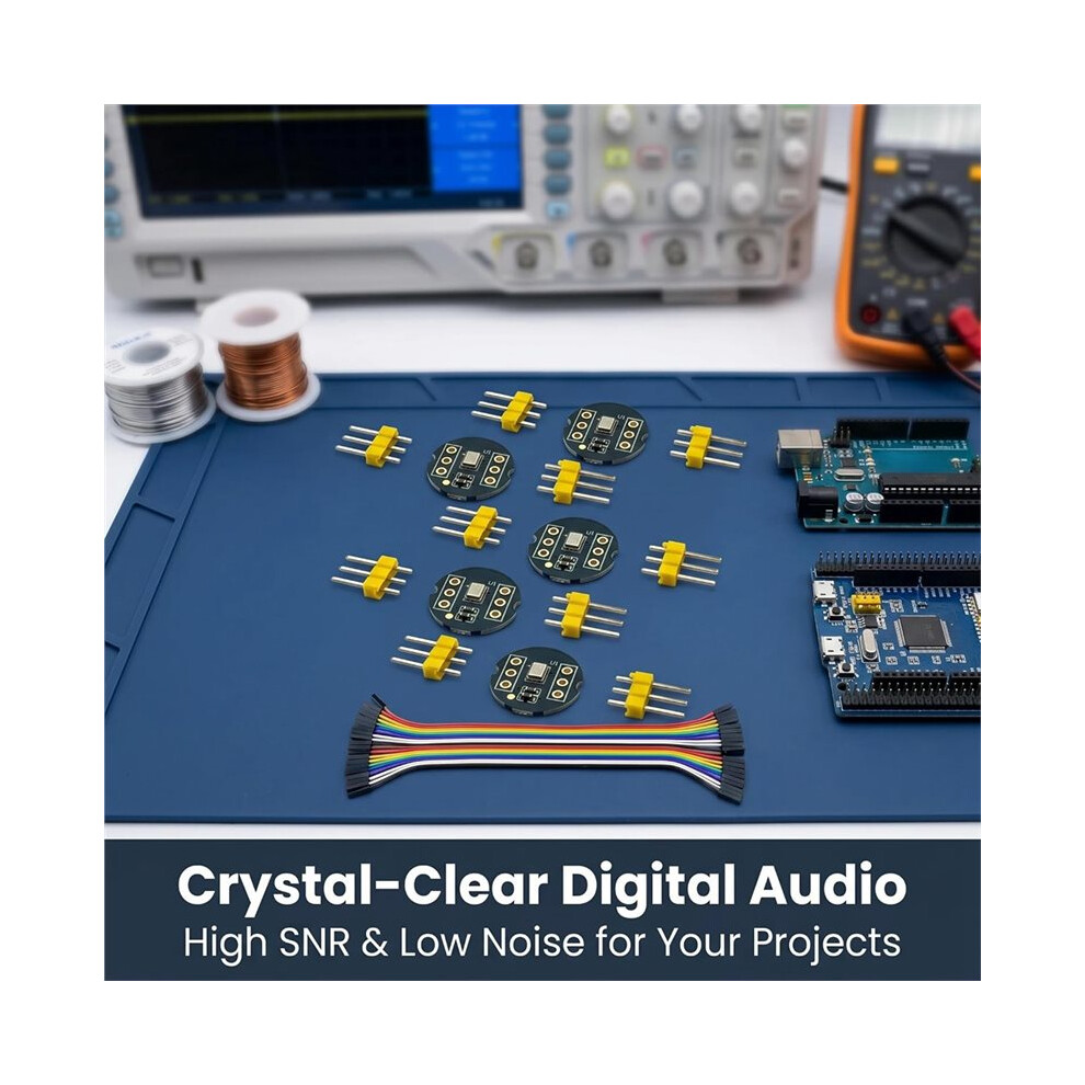 5 Modules Microphones INMP441 I2S Omnidirectionnels MEMS Numériques ...