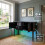 Aura High Gloss Black Sideboard with LED Light, USB & Bluetooth 120cm 8