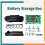5Core Battery Storage Box Case for  18650 Power Tools Charging Board Nickel Strips Set Replacement Parts 5