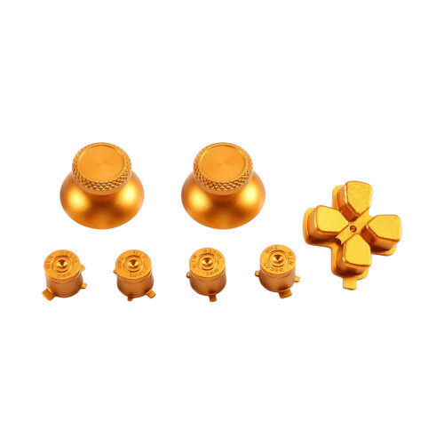 For PS5 7 in 1 Button Set, ABXY & D-Pad Buttons with Joystick Caps, Replacement Accessories for  5 Controller 1