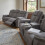 Rico Grey Fabric Electric Recliner 3+2 Sofa with LED & Bluetooth 6