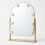 Gold LED Vanity Mirror with Touch Sensor, Dimmable Lights & Stand 2