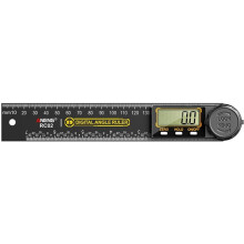 ANENG RC02 Rechargeable Digital Protractor 0-360 0.1 Resolution 200mm mm Inch Data Hold Reset Auto Shut Down Woodworking Gauge