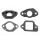 2 Sets Carburetor Insulator Gasket Kit for  GCV160 Engines Replacement 3