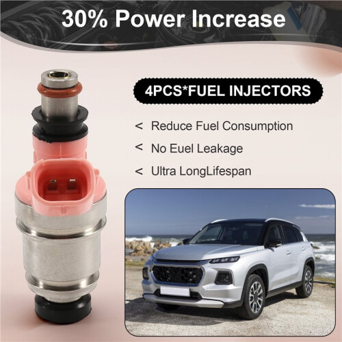 4Pcs JS2J-4 Auto Fuel Injector Fit for  Vitara Grand Vitara Esteem Tracker Engine Nozzle 1