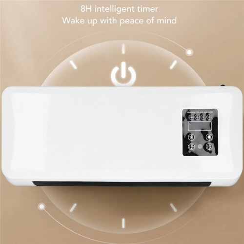 Wall Mounted Conditioner Heater Adjustable Portable Conditioner Fast Heating  Saving for Bedroom EU Plug 2