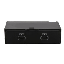 4N1035954A 2 Holes USB TYP-C Port with Integrated Voltage Converter Rear Center for A6 Avant C8 A7 A8 E-Tron Q7 Q8