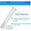 24Pcs Replacement Plastic Pool Joint Pins with Rubber Seal for  Round Lock Set Connect Nail Insertion 3