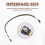 Cable SAS Slim 65CM 8654-8i Crossover Server Backplane SAS Cable SFF-8654 8i A SFF-8654 8i Crossover Cable 24G 65cm Estable 7