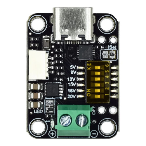DIP  Version 5991 HUSB238 PD Decoy Module - STEMMA QT/Qwiic Compatible, USB-C Power Delivery, Adjustable Voltage 1