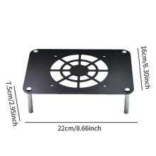 Base de Enfriamiento para Enrutadores, Juego de Rejilla de Disipación de Calor Multipropósito, Soporte para Decodificador, Rejilla de Enfriamiento