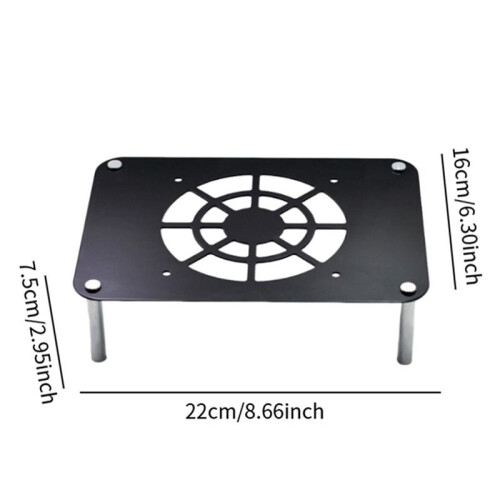 Routers Cooling Base Multipurpose Heat Dissipation Rack Set-Top Box Bracket Routers Cooling Rack Silver