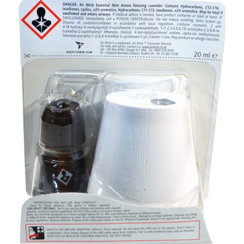 Air Wick Air Wick Essential Mist Diffuser Kit Relaxing Lavender, Refill + Batteries 1