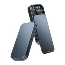 Gabinete para SSD NVME M.2 Adaptador de 40Gbps Alumínio M.2 NVMe Caixa USB4.0 Tipo-C Caixa de Disco Rígido Externo