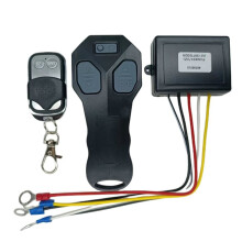 12V-24V Electric Winch Wireless Remote Control Kit - Dual Transmitter and Receiver System for Vehicle Winch Replacement