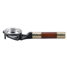 Espresso Bottomless Portafilter/Vood-Grade 304 RVS/Verwijderbaar en Wasbaar/Hoge-Dichtheid Filter/58mm 3-Lug