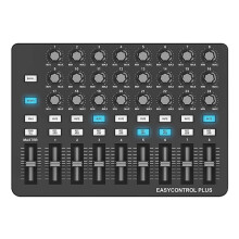WORLDE MIDI Keyboard Controller Portable MIDI Controller Music Creation 24 Knobs Push Sliders Buttons for Arrangement