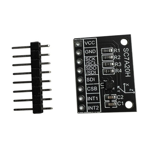 SC7A20H 3-Assige Digitale Versnellingssensor Module Hoge Precisie SC7A20H 3-Assige Versnellingssensor Module