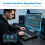 WORLDE MIDI Keyboard Controller Portable MIDI Controller Music Creation 24 Knobs Push Sliders Buttons for Arrangement 8