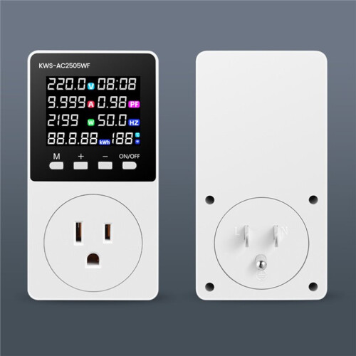 Tuya WIFI  Power Meter Socket Current Voltage Wattage Kwh Test  Meter Electric Consumption Analyzer AU Plug 1