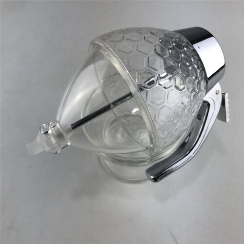 Honey Jar Container Squeeze Bottle - Bee Drip Dispenser Kettle Storage Pot with Stand Holder 1